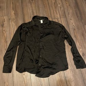 Black button up